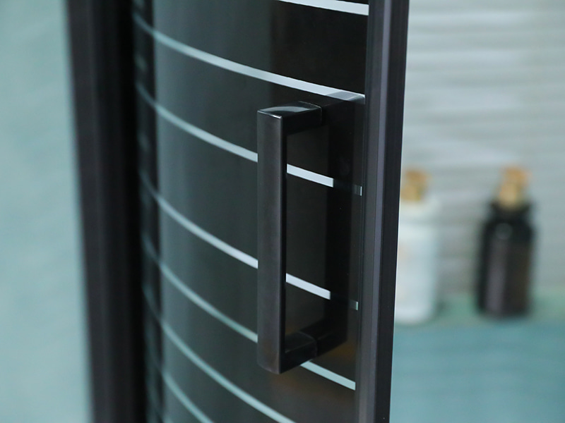 SE ブラック アルミニウム フレーム スライド強化ガラス シャワー エンクロージャ SE ブラック アルミニウム フレーム スライド強化ガラス シャワー エンクロージャ