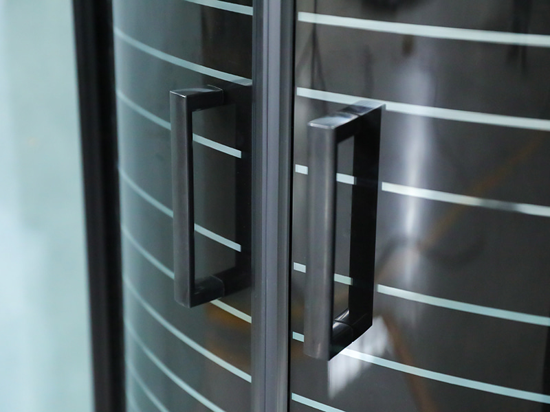 SE ブラック アルミニウム フレーム スライド強化ガラス シャワー エンクロージャ SE ブラック アルミニウム フレーム スライド強化ガラス シャワー エンクロージャ