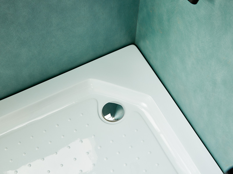 SQ スライド式シャワーエンクロージャ、透明強化ガラス、ブラックアルミニウムプロファイル、二重穴ハンドル、トレイ付き SQ スライド式シャワーエンクロージャ、透明強化ガラス、ブラックアルミニウムプロファイル、二重穴ハンドル、トレイ付き