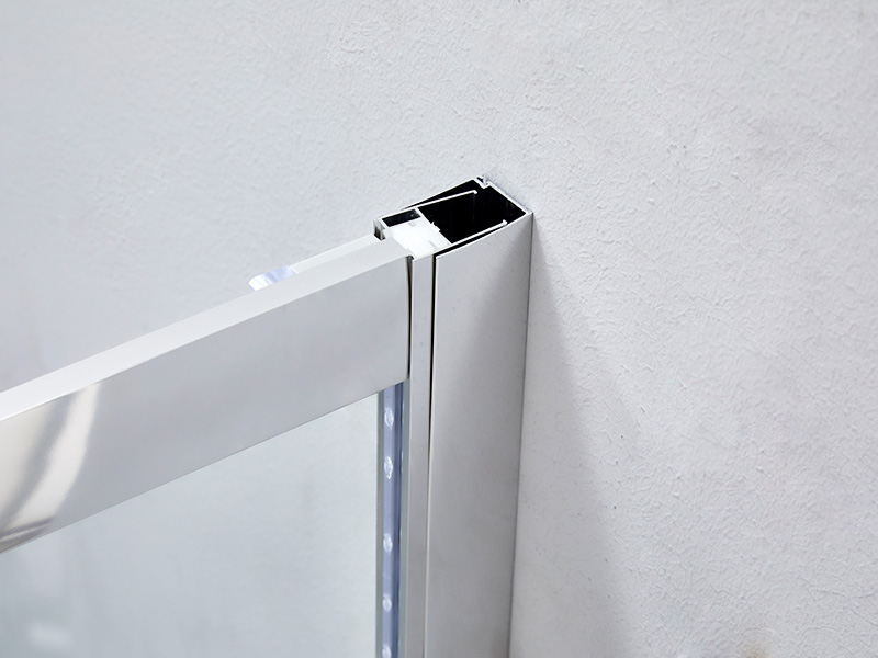 SQ クリア強化ガラス バスルーム スライド シャワー エンクロージャ、トレイ付き SQ クリア強化ガラス バスルーム スライド シャワー エンクロージャ、トレイ付き